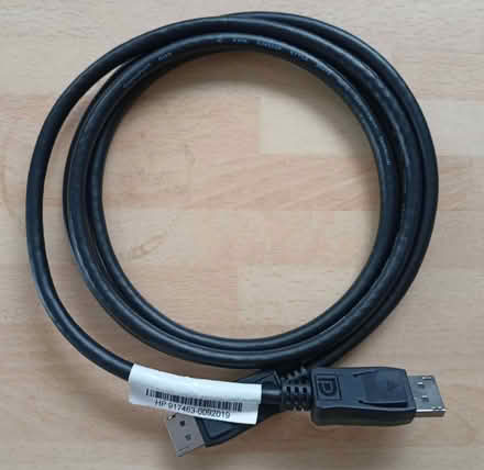 Photo of free DP (Display Port) computer monitor cable, 2M (Chesham HP5) #2