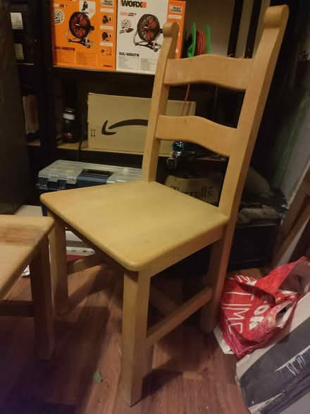 Photo of free Beech Wood Chairs x4 (Southbourne BH5) #1