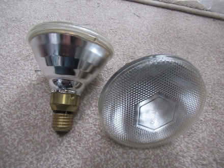Photo of free Two Osram 120 watt light bulbs (Loughton IG10) #1