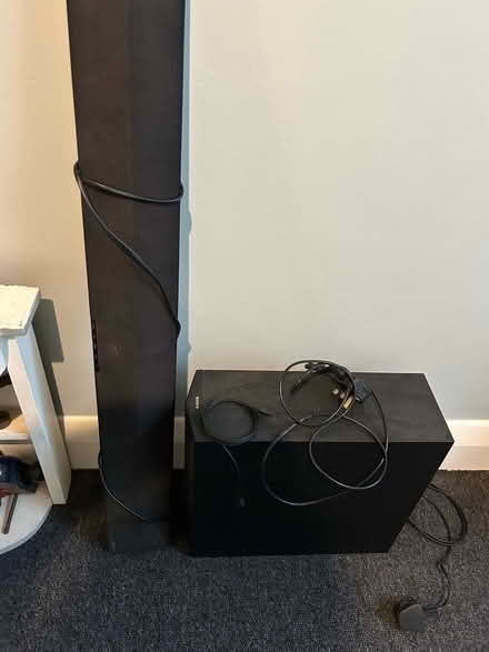 Photo of free 46” Sony TV with speaker, soundbar and remote (Norbiton KT2) #2