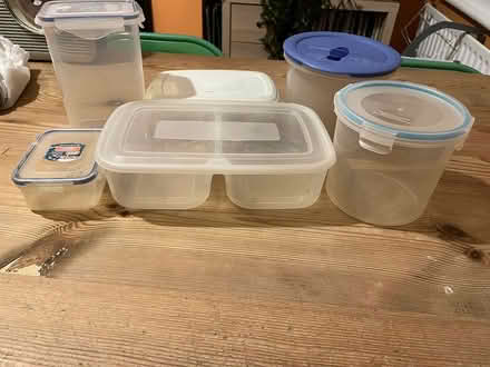 Photo of free Plastic containers with lids (Cambridge CB1 (Romsey)) #2