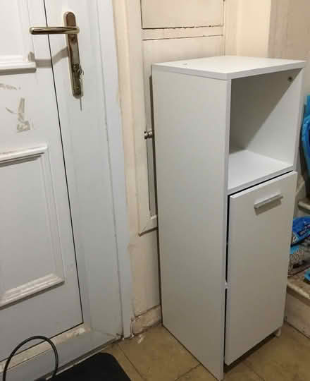 Photo of free Tall, Single, White Shelving, Unit (Liverpool L6) #1