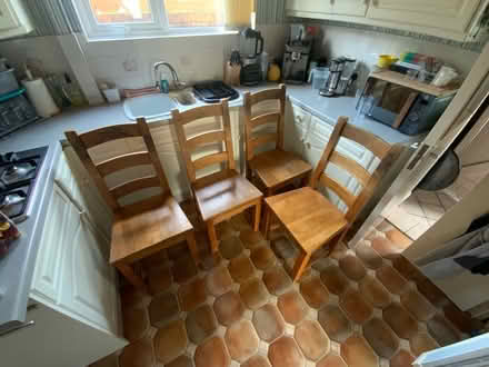 Photo of free 4x dinning chairs (Plymouth PL5) #1