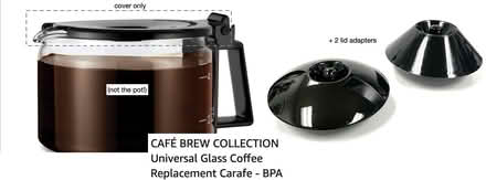 Photo of free coffee pot cover and lid adapters (near the Sunnyvale library) #1