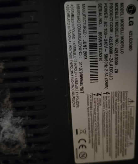 Photo of free LG tv (Winnersh RG41) #2