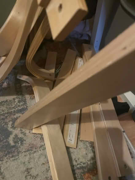 Photo of free Habitat High Back Chair & Footstool (NW10 Harlesden) #2