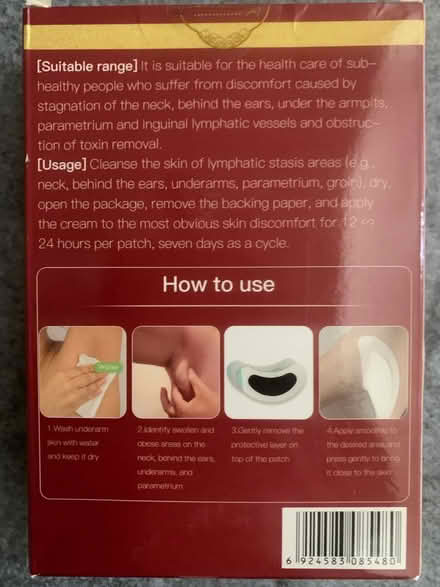 Photo of free Lymphatic patches (Mayfield High) #2