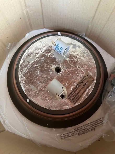 Photo of free Ceiling light fixture w/ glass dome (Fort Lauderdale) #2