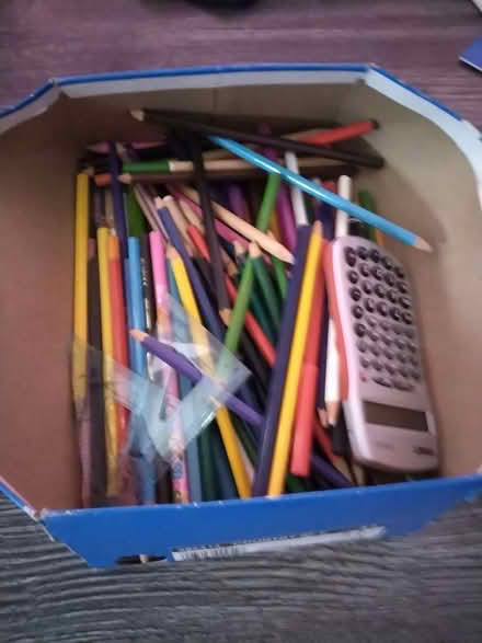 Photo of free Box of crayons etc (Carnforth LA5) #1