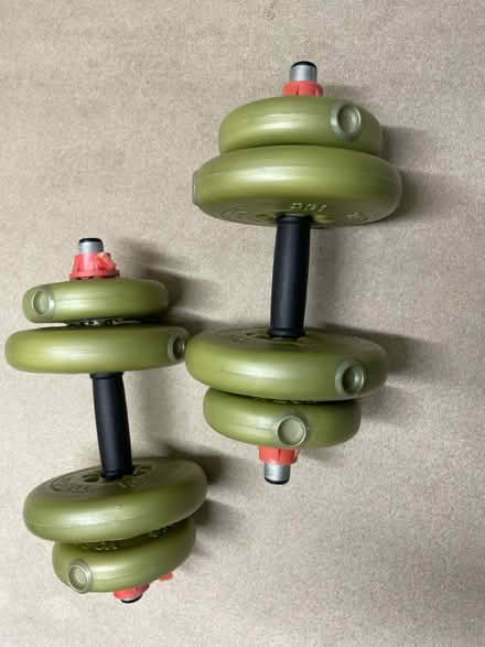Photo of free Pair of dumbbells (SK7 Bramhall) #1