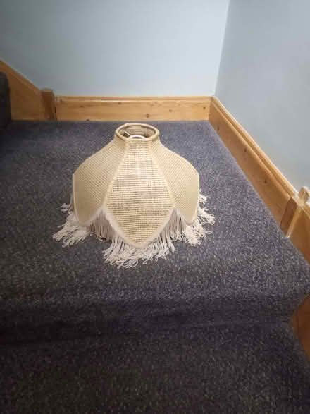Photo of free Rattan lampshade (Hockley Heath B94) #1