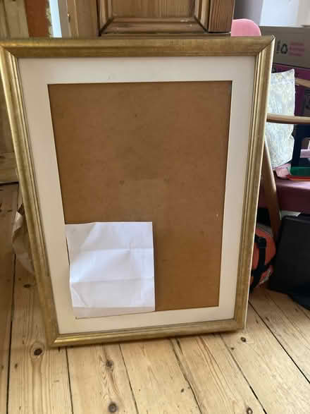 Photo of free Gold picture frame (ikea) (Seven sisters near overground) #1