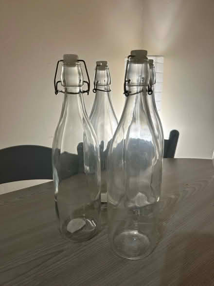 Photo of free 4 large bottles with stoppers (Bellevue EH7) #1