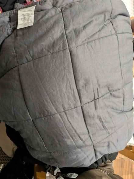 Photo of free Grey weighted blanket (Manchester M19) #2