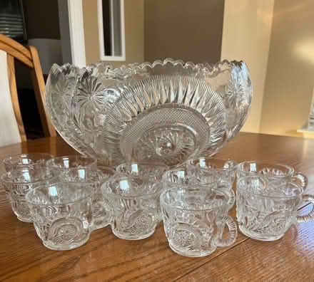 Photo of free Punch Bowl with cups (Greenbelt, MD 20770) #2
