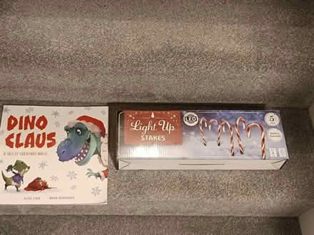 Photo of free Book and candy cane lights (Barming ME16 9) #1