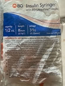 Photo of free BD Insulin Syringes (Cupertino (near Stevens Cr)_) #1