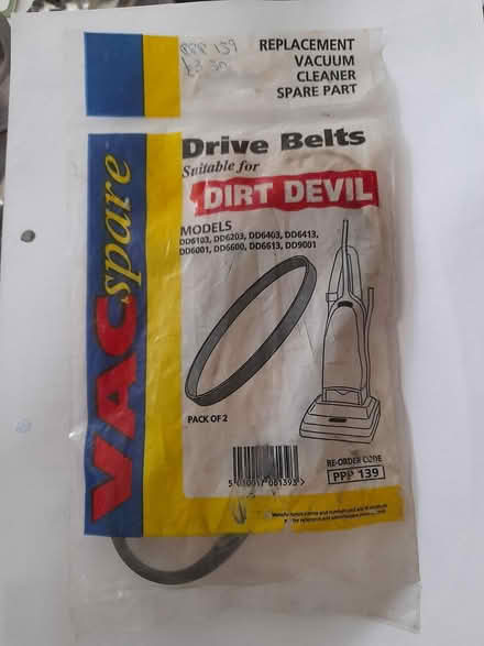 Photo of free Drive Belt suitable for Dirt Devil (Newtown, Exeter) #1