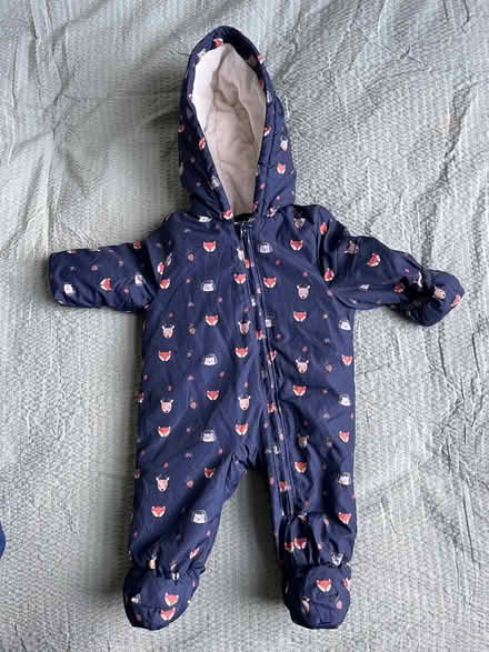 Photo of free Four pramsuits 0-3 months (Hackney Downs E5) #2