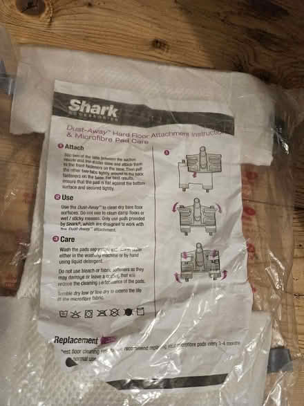 Photo of free Shark attachments - steamer/hoover (ST3 Lightwood) #2