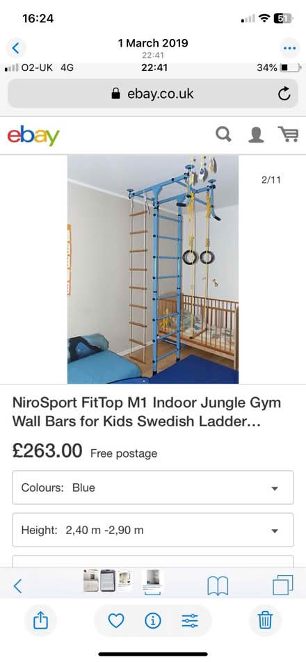 Photo of free Kids climbing ladder frame indoor (Bethnal Green E2) #1