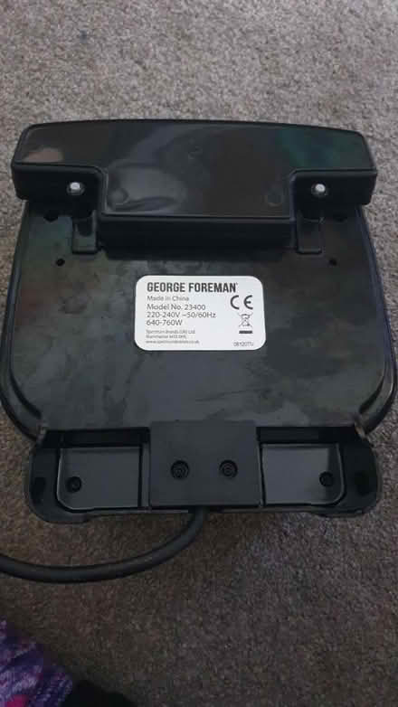Photo of free George foreman small grill (Ashton-Under-Lyne OL6 8) #3