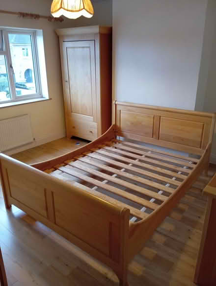 Photo of free Double Sleigh style bed (Stillorgan) #2