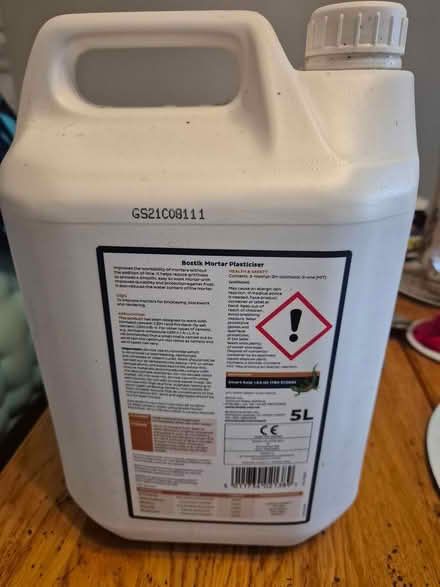 Photo of free Bostik mortar plasticiser (WR3 Barbourne) #2