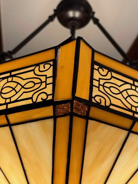 Photo of free Stained Glass Pendant Light (Fairfax) #2
