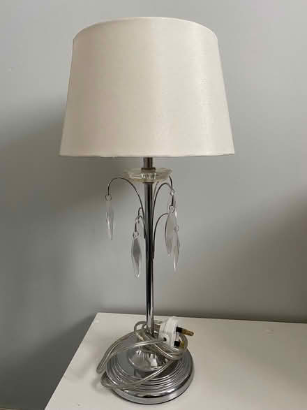 Photo of free Cream bedroom lamp (Mytchett. GU16) #1