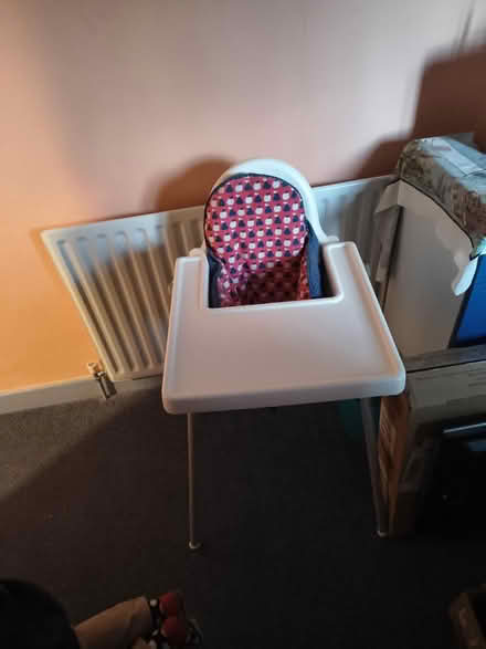 Photo of free IKEA antilop highchair and cushion (SE9) #1