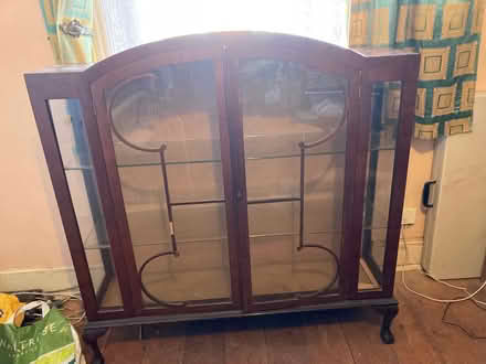 Photo of free Vintage dog leg glass cabinet (Colchester station CO4) #2