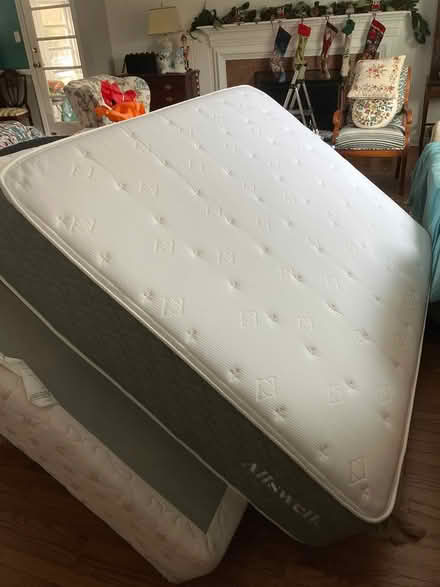 Photo of free PB full headboard, frame,mattress (Chesterbrook) #2