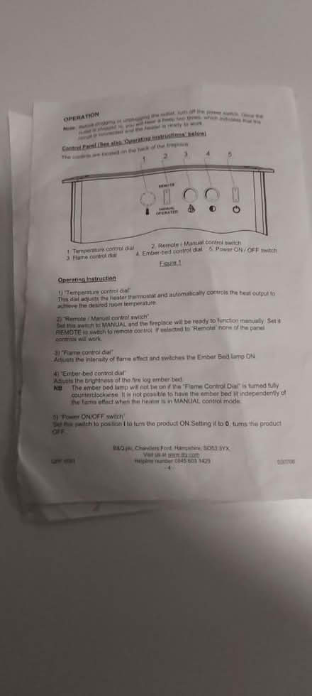 Photo of free Electric Flame Effect Heater (Woolton L25) #3