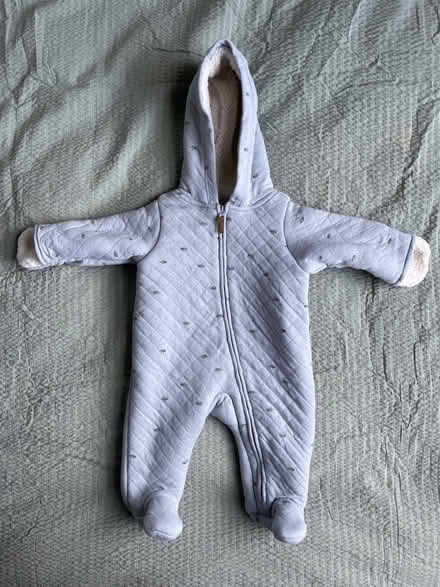 Photo of free Four pramsuits 0-3 months (Hackney Downs E5) #1
