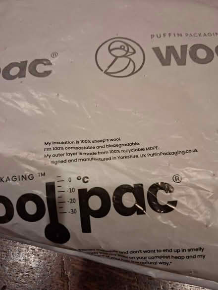 Photo of free Sheep's wool packaging (Wimborne,Colehill) #2
