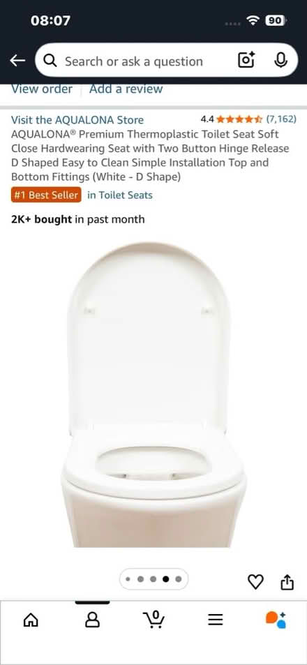 Photo of free Brand new toilet seat (SP11 Kimpton, Hampshire) #1