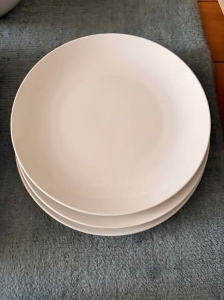Photo of free X 3 white plates (Kew) #2