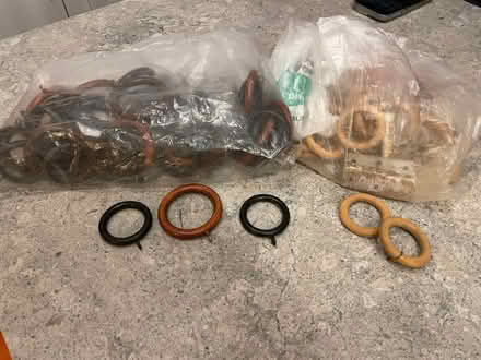 Photo of free Wooden curtain rings - various sozed (Harrogate HG2) #1