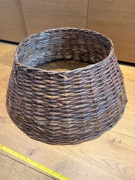 Photo of free Wicker Xmas tree base cover (Hitchin Herts) #1