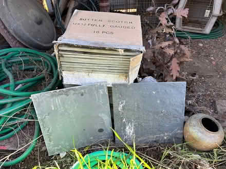 Photo of free Black slate tiles, 50 pieces (Gilroy Northwest - Rural) #1