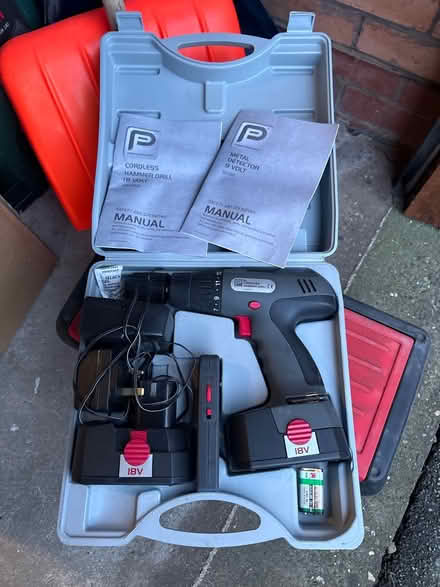Photo of free New - Cordless hammer drill set (Churwell LS27) #1