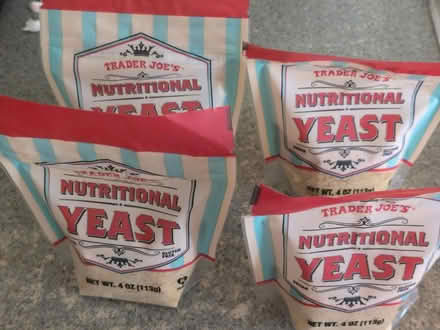 Photo of free 4 Nutritional Yeast Bags, Unopened (Jamaica Plain) #1