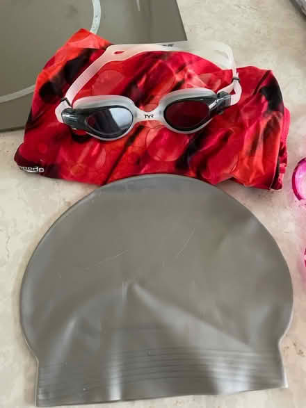 Photo of free Swim googles, cap and suit (Reading, off West st) #1