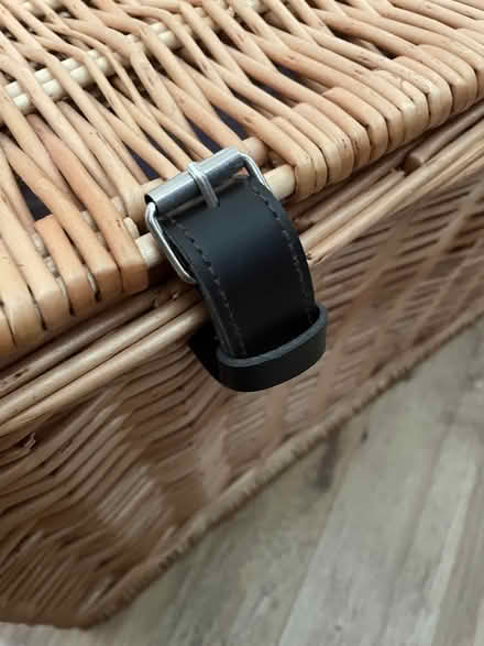 Photo of free Large wicker hamper (Halewood) #3