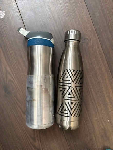 Photo of free 2 x metal water bottles (Hackney E8) #1