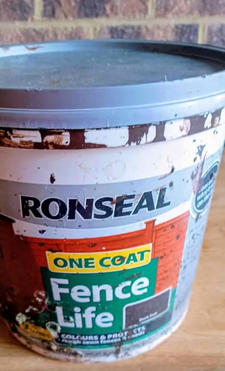 Photo of free Fence / shed one coat paint (West Bognor PO21) #1