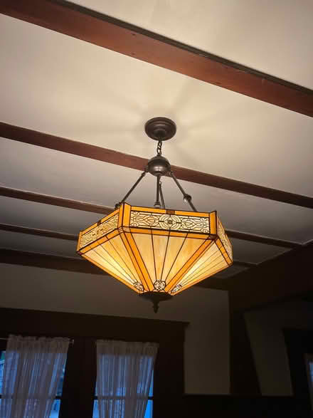 Photo of free Stained Glass Pendant Light (Fairfax) #1