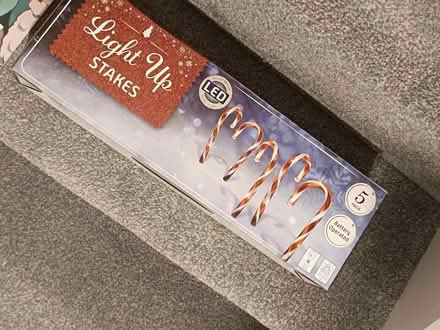 Photo of free Book and candy cane lights (Barming ME16 9) #2