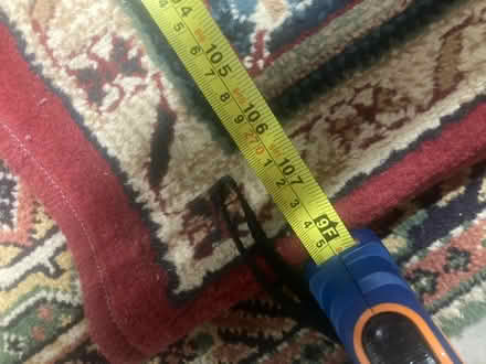 Photo of free Large reddish rug with grey boarder (Seven sisters near overground) #3